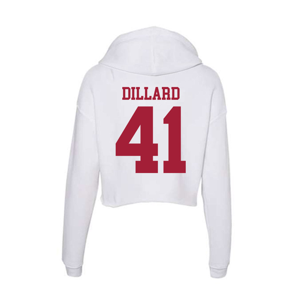 Oklahoma - NCAA Baseball : Gunnar Dillard - Women's Crop Fleece Hoodie-1