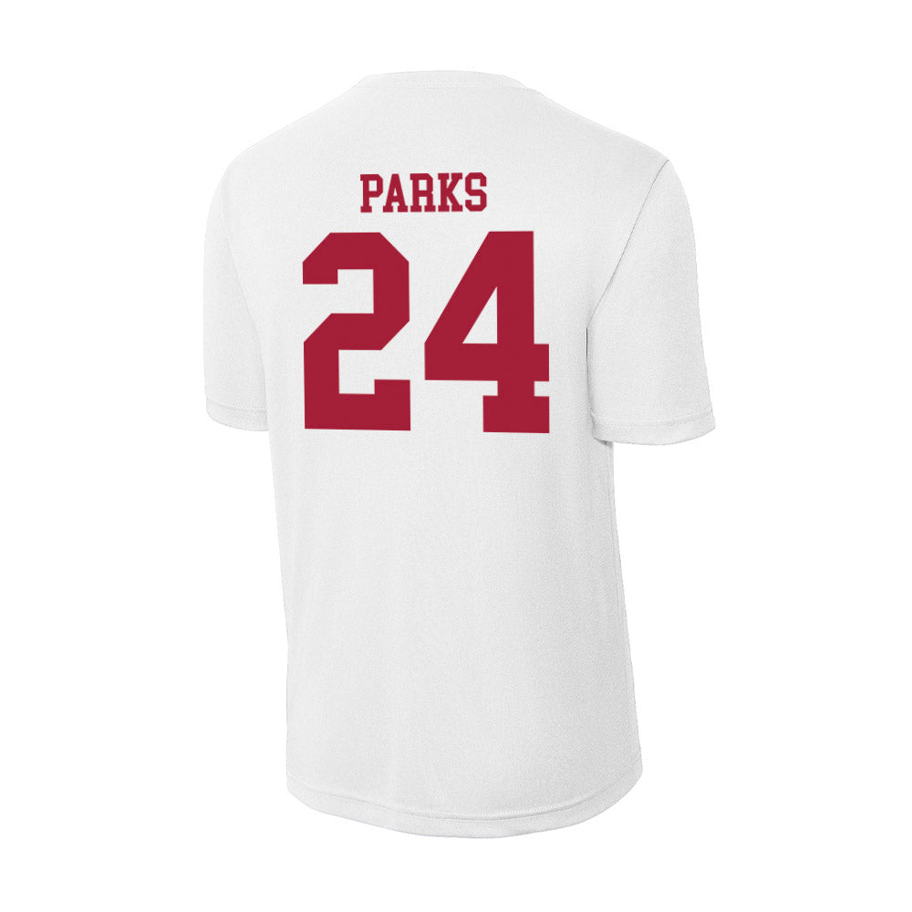 Oklahoma - NCAA Women's Basketball : Keeley Parks - Activewear T-Shirt-1