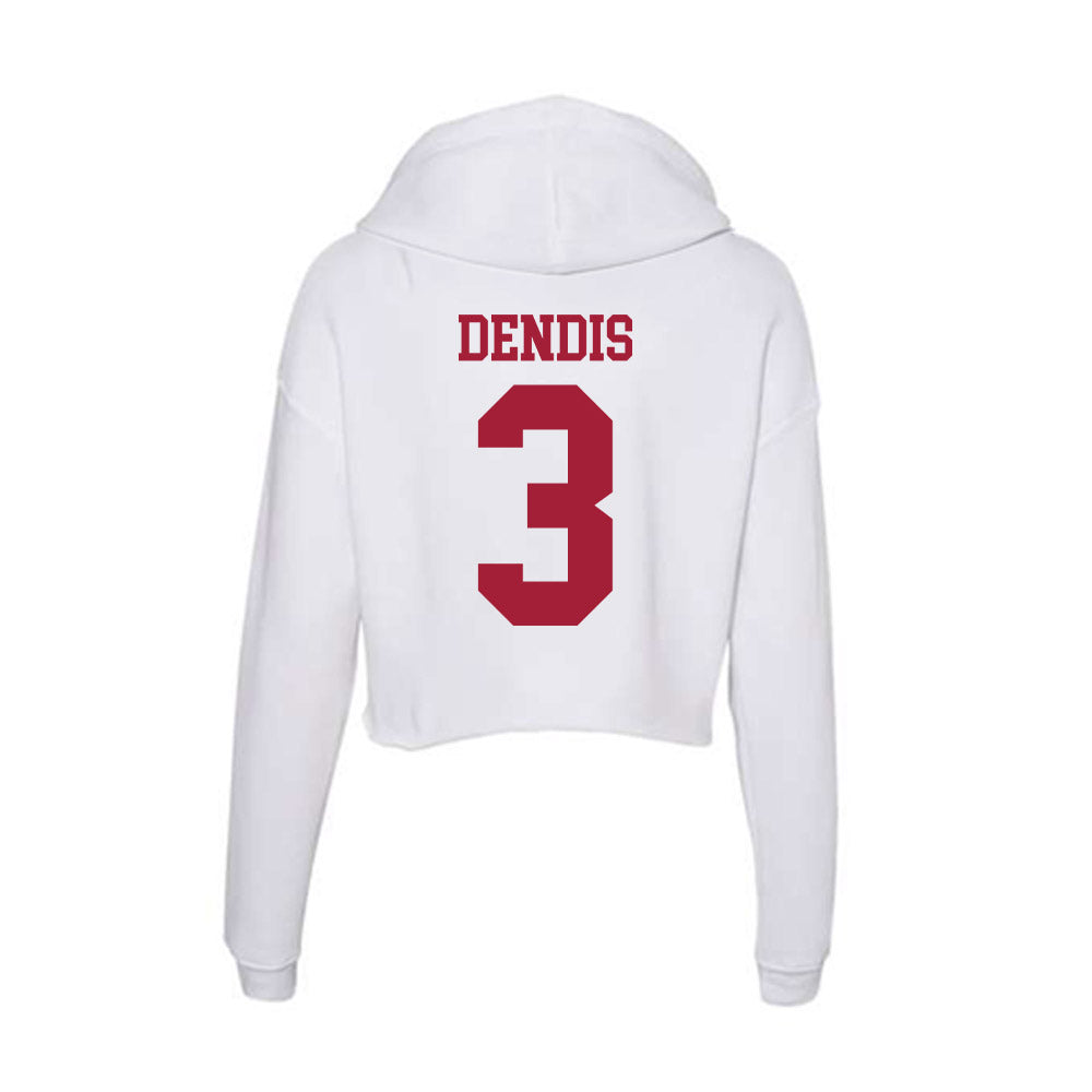 Oklahoma - NCAA Women's Soccer : Lexi Dendis - Women's Crop Fleece Hoodie-1