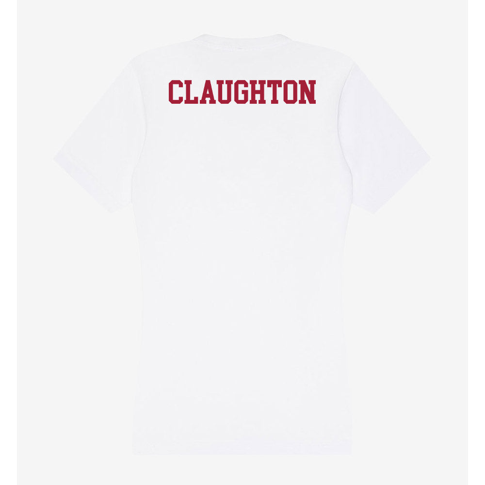 Oklahoma - NCAA Women's Rowing : Hannah Claughton - Women's V-Neck T-Shirt-1
