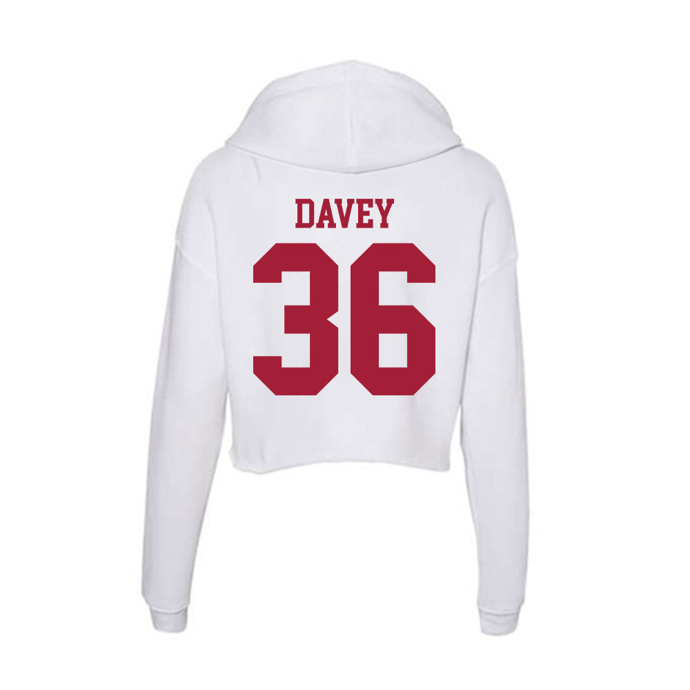 Oklahoma - NCAA Women's Soccer : Emily Davey - Women's Crop Fleece Hoodie-1