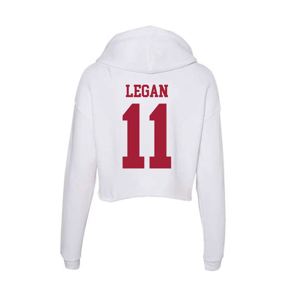Oklahoma - NCAA Women's Soccer : Drue Legan - Women's Crop Fleece Hoodie-1