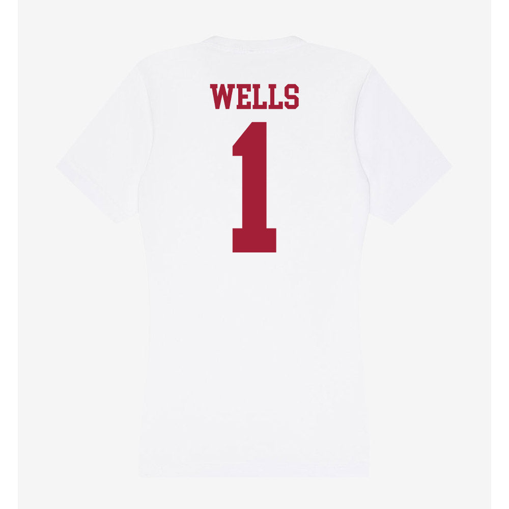 Oklahoma - NCAA Softball : Kendall Wells - Women's V-Neck T-Shirt-1