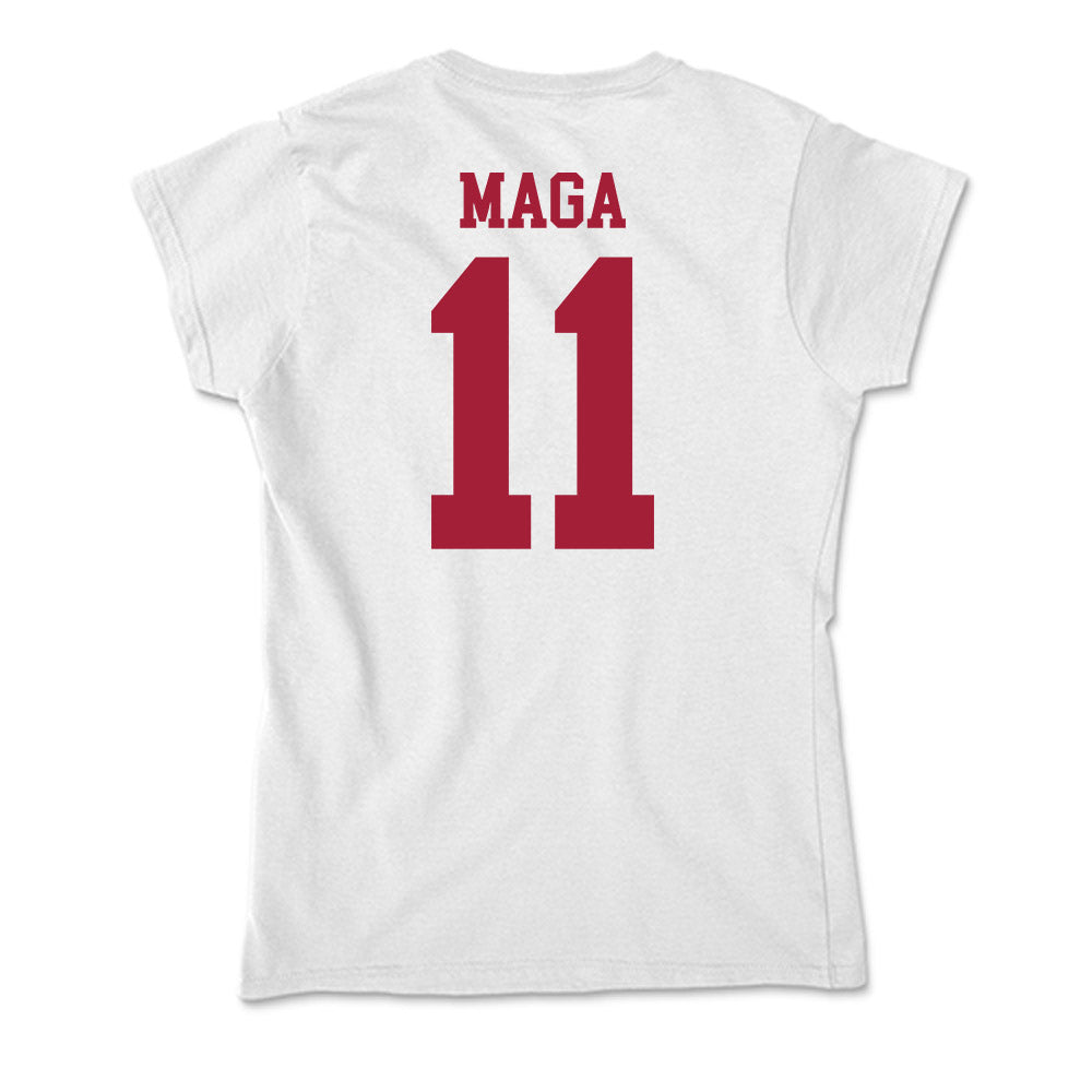 Oklahoma - NCAA Women's Volleyball : Avaya Maga - Soft Style Women’s T-Shirt-1