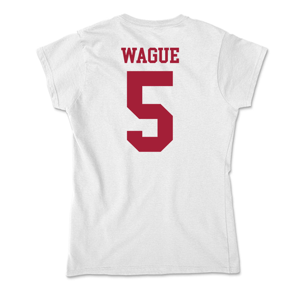 Oklahoma - NCAA Men's Basketball : Mohamed Wague - Soft Style Women’s T-Shirt-1