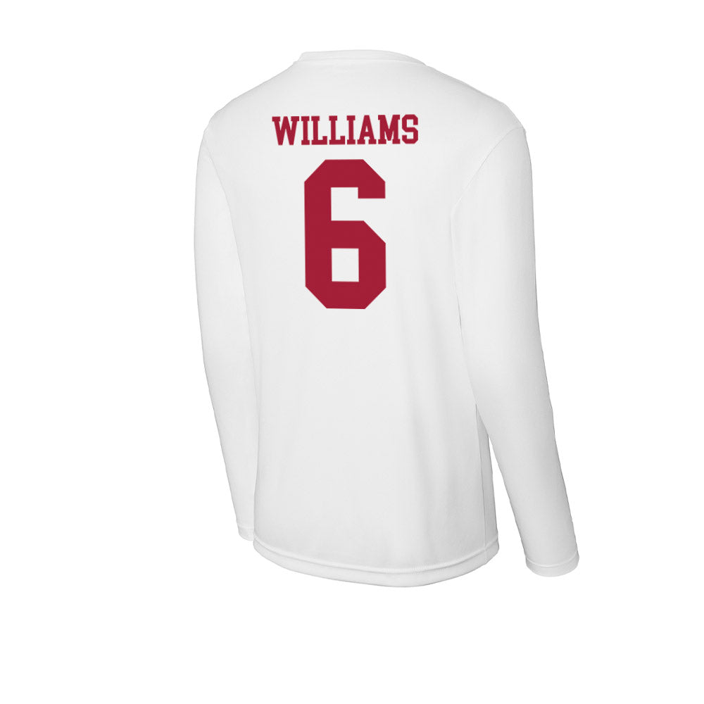 Oklahoma - NCAA Women's Basketball : Sahara Williams - Activewear Long Sleeve T-Shirt-1
