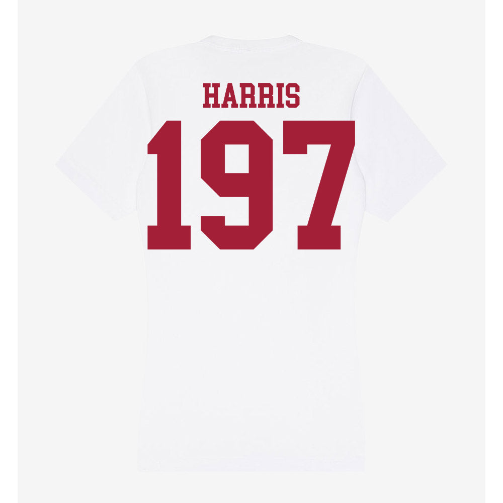 Oklahoma - NCAA Wrestling : Anthony Harris - Women's V-Neck T-Shirt-1