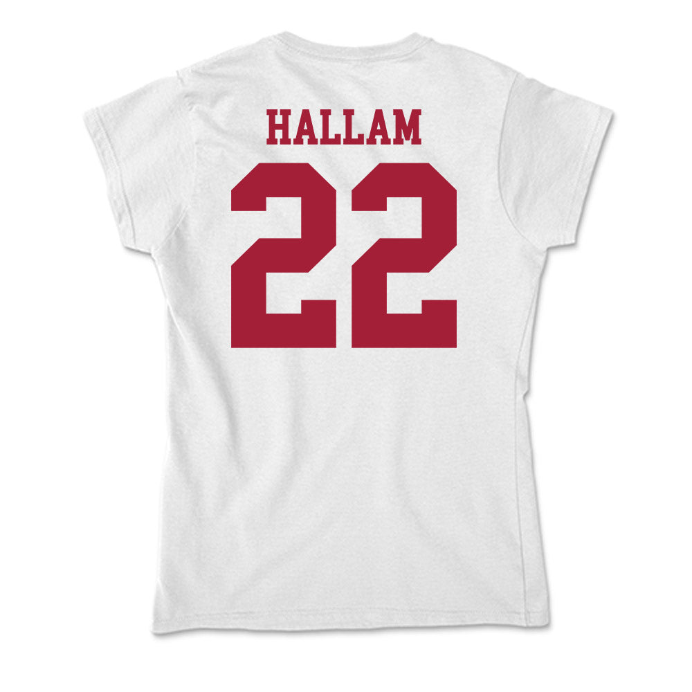 Oklahoma - NCAA Women's Soccer : Brenna Hallam - Soft Style Women’s T-Shirt-1