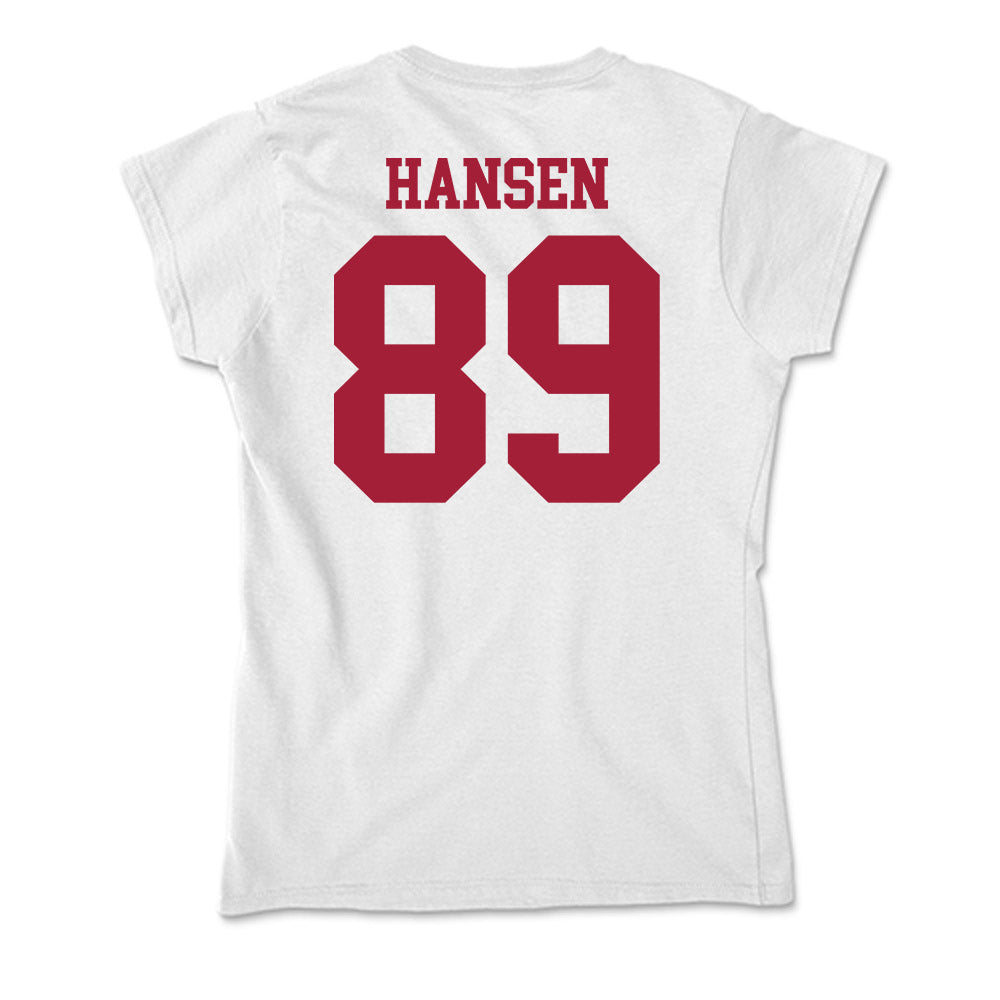 Oklahoma - NCAA Football : Hayden Hansen - Soft Style Women’s T-Shirt-1
