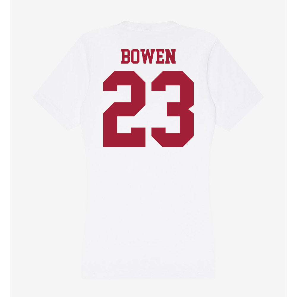 Oklahoma - NCAA Football : Eli Bowen - Women's V-Neck T-Shirt-1