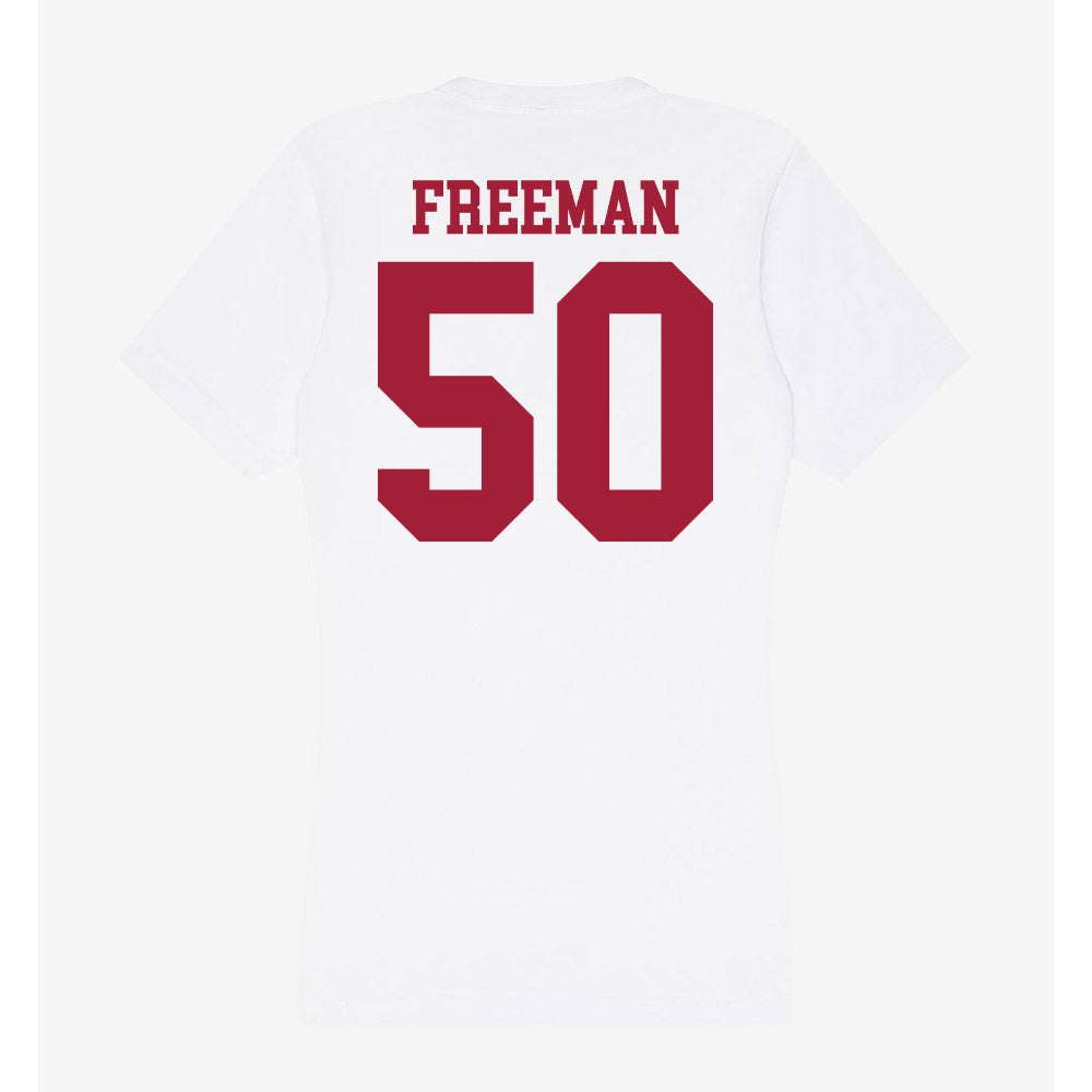 Oklahoma - NCAA Football : Seth Freeman - Women's V-Neck T-Shirt-1