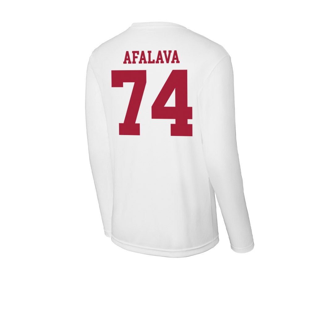 Oklahoma - NCAA Football : Darius Afalava - Activewear Long Sleeve T-Shirt-1