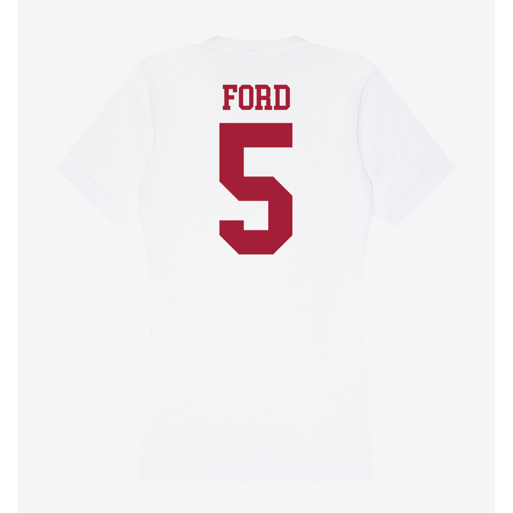 Oklahoma - NCAA Football : Markel Ford - Women's V-Neck T-Shirt-1