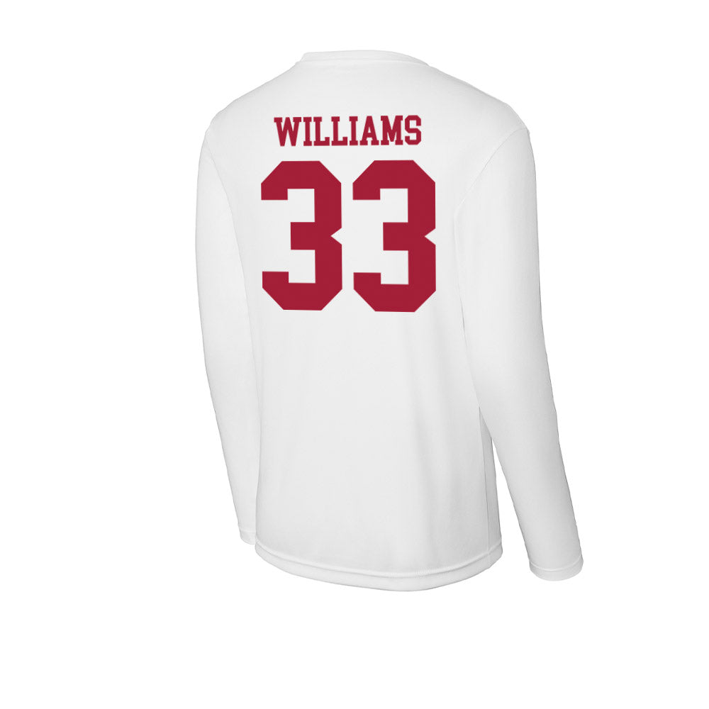 Oklahoma - NCAA Baseball : Isaac Williams - Activewear Long Sleeve T-Shirt-1
