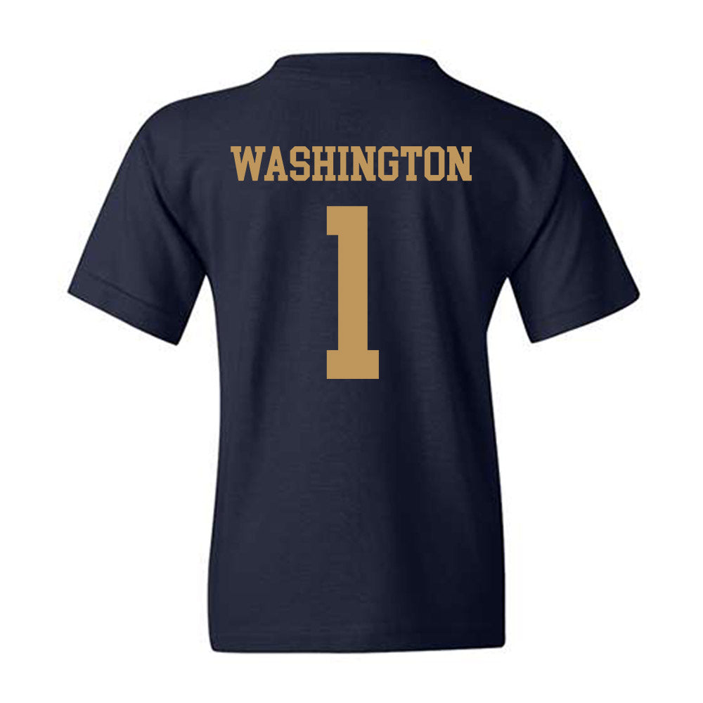 Georgia Tech - NCAA Men's Basketball : Lamar Washington - Classic Shersey Youth T-Shirt-1