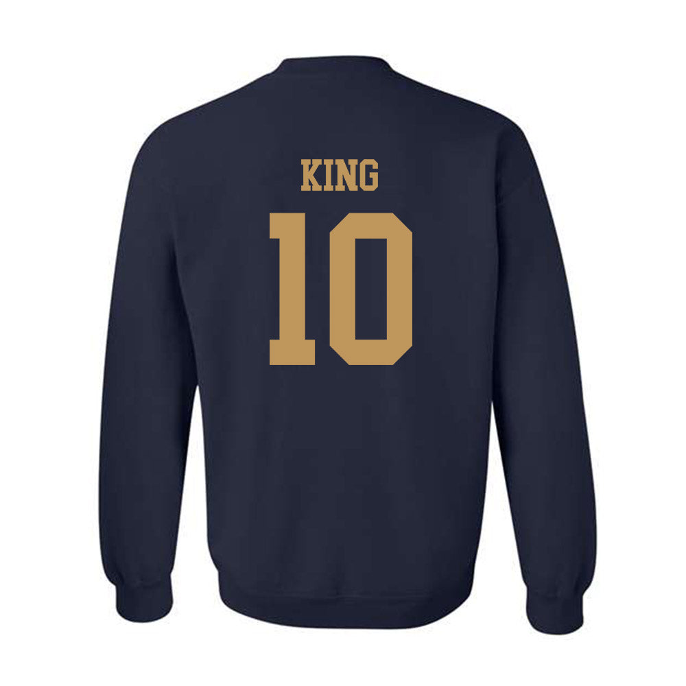 Georgia Tech - NCAA Football : Haynes King - Classic Shersey Crewneck Sweatshirt-1