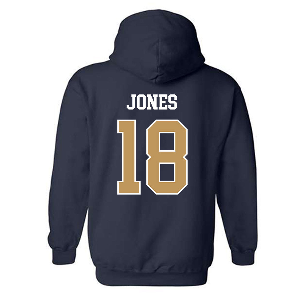 Georgia Tech - NCAA Football : Kealan Jones - Classic Shersey Hooded Sweatshirt-1