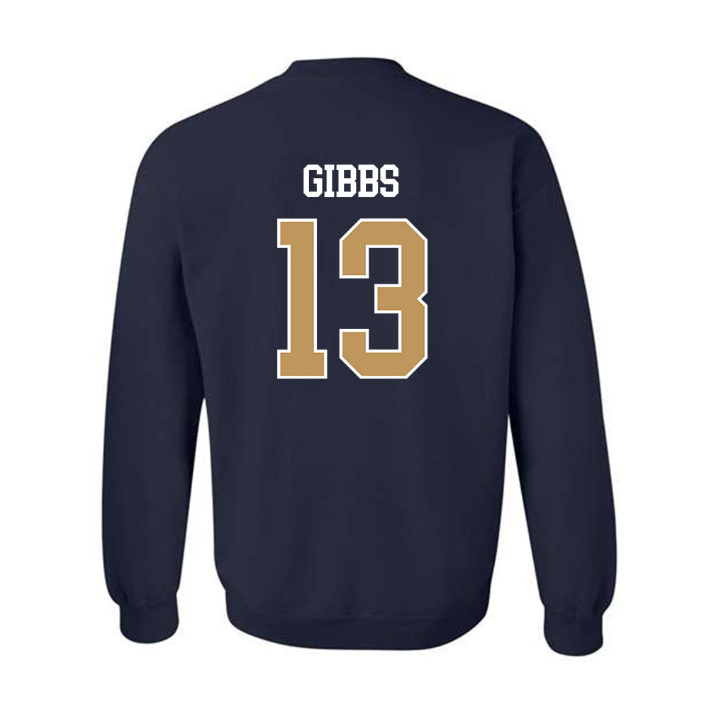 Georgia Tech - NCAA Football : Syeed Gibbs - Classic Shersey Crewneck Sweatshirt-1