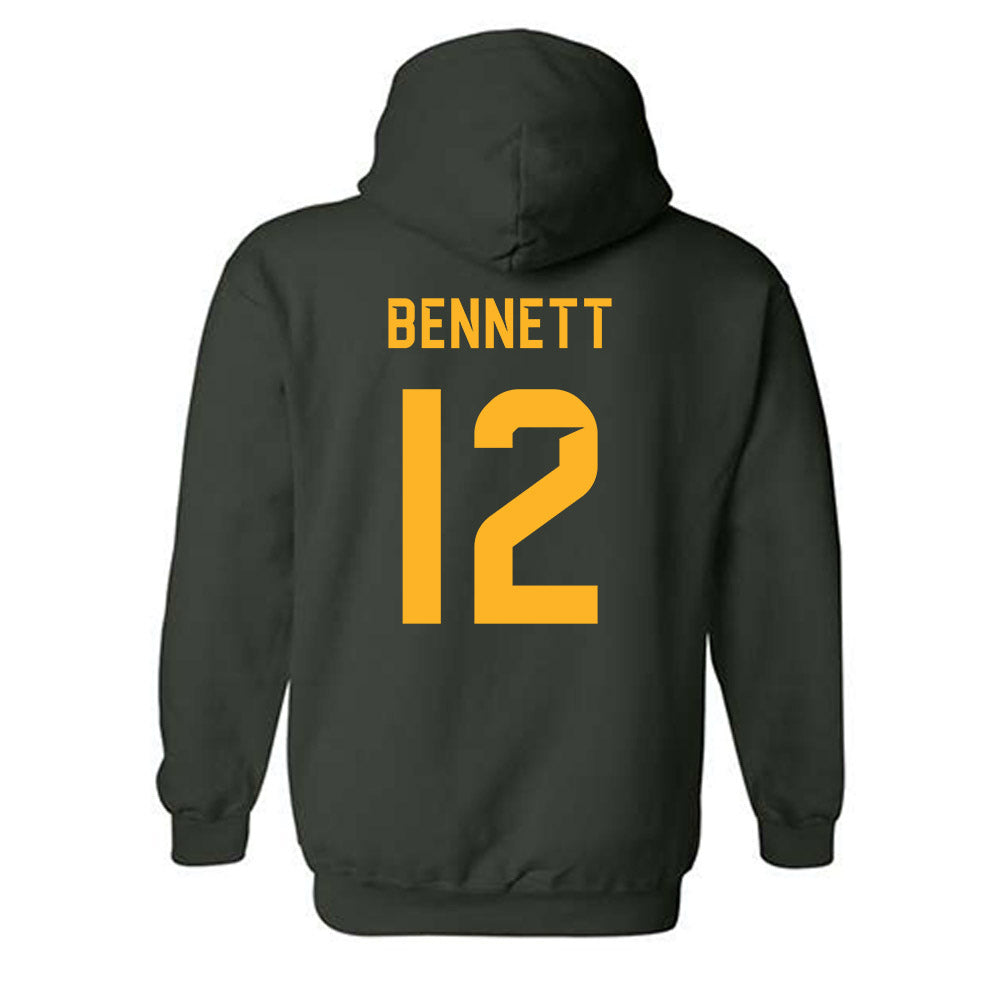 Baylor - NCAA Football : Nate Bennett - Family Weekend Shersey Hooded Sweatshirt-1