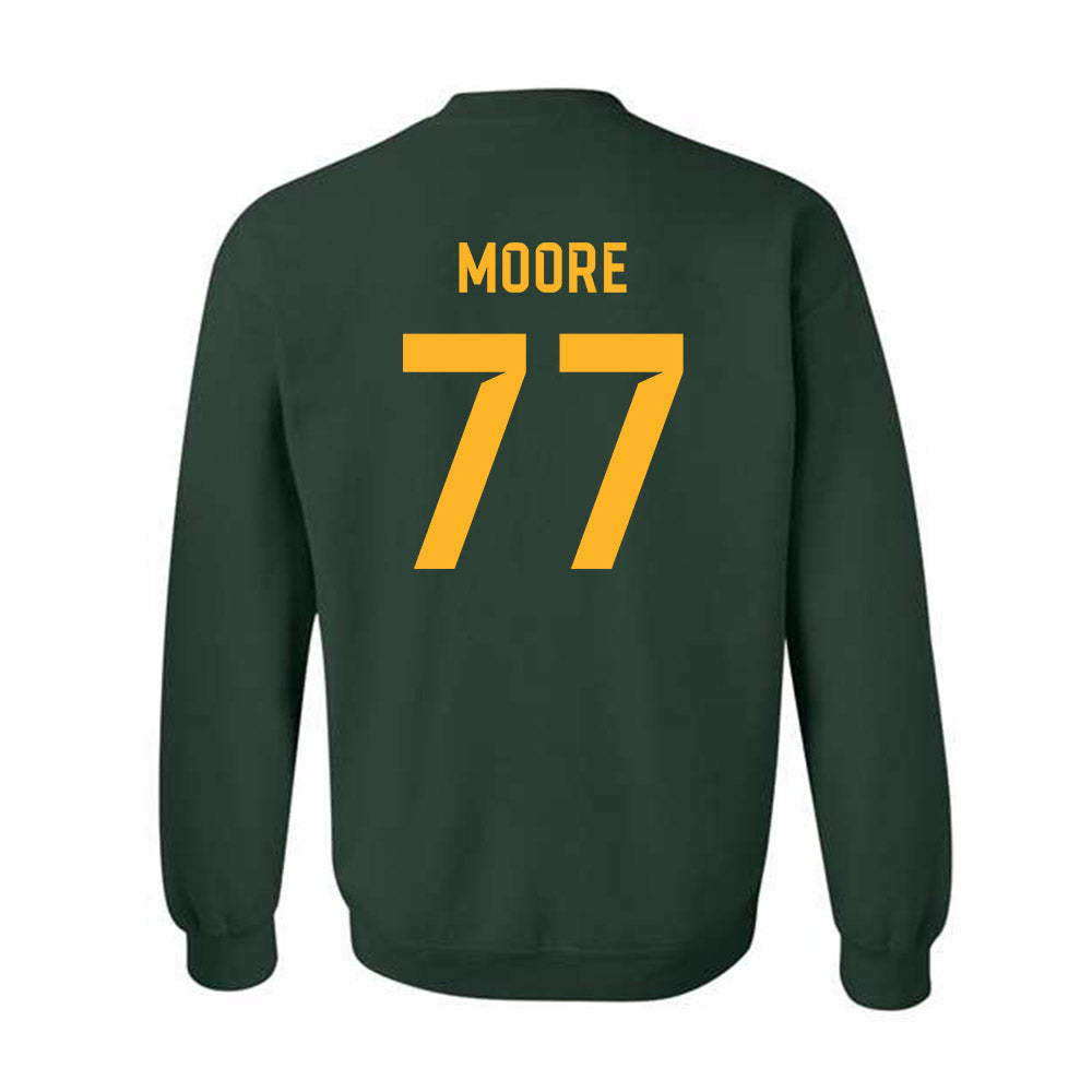 Baylor - NCAA Football : Logan Moore - Family Weekend Shersey Crewneck Sweatshirt-1