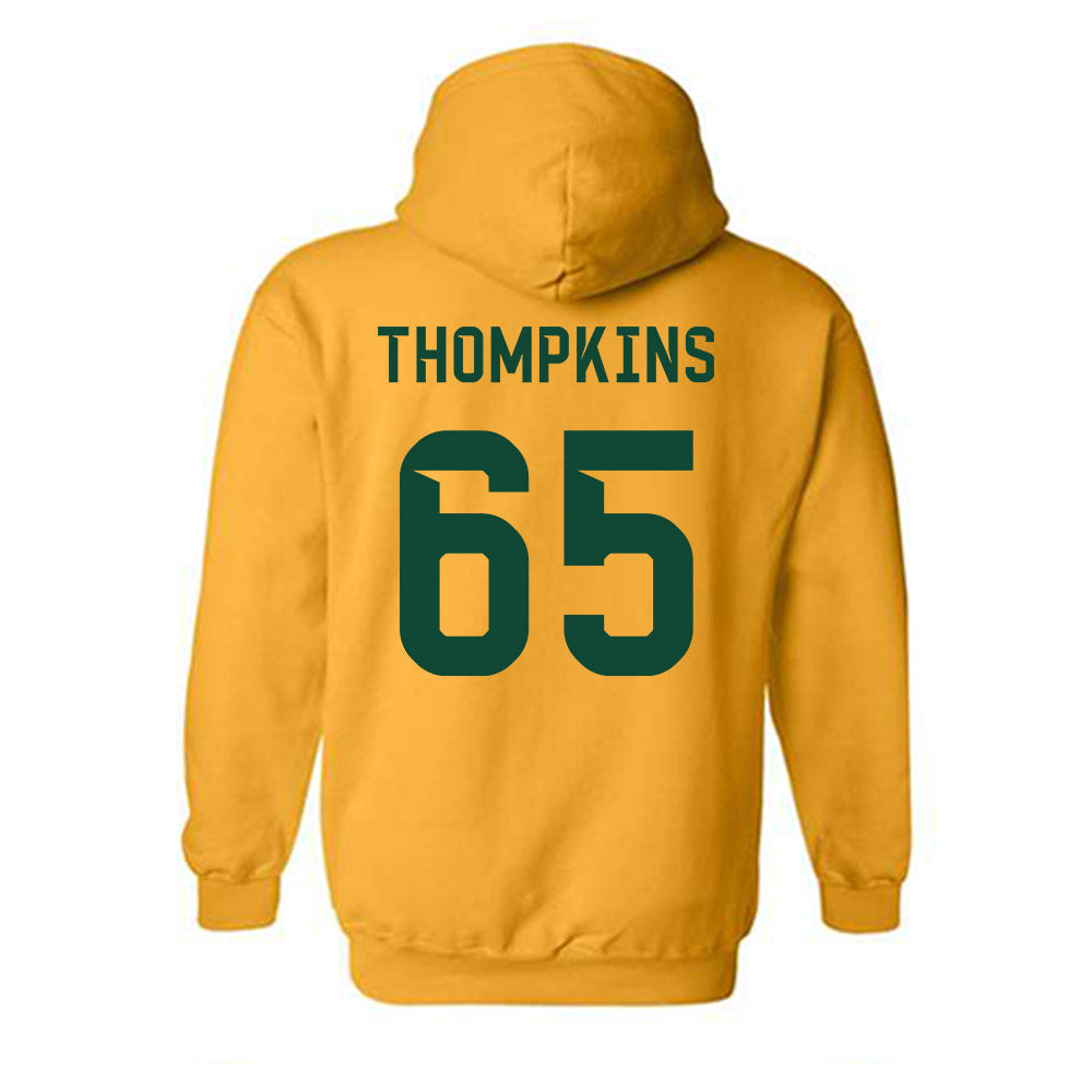 Baylor - NCAA Football : Sean Thompkins - Go Gold Shersey Hooded Sweatshirt-1