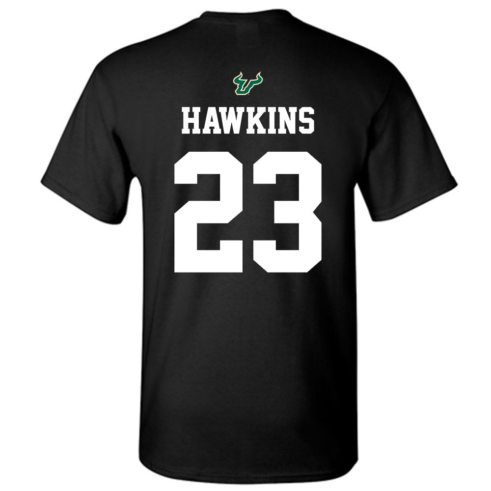 USF - NCAA Football : Cedrick Hawkins - Back in Black Shersey T-Shirt-1