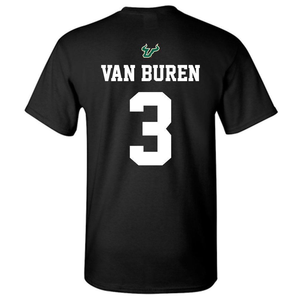 USF - NCAA Football : Michael Van Buren - Back in Black Shersey T-Shirt-1