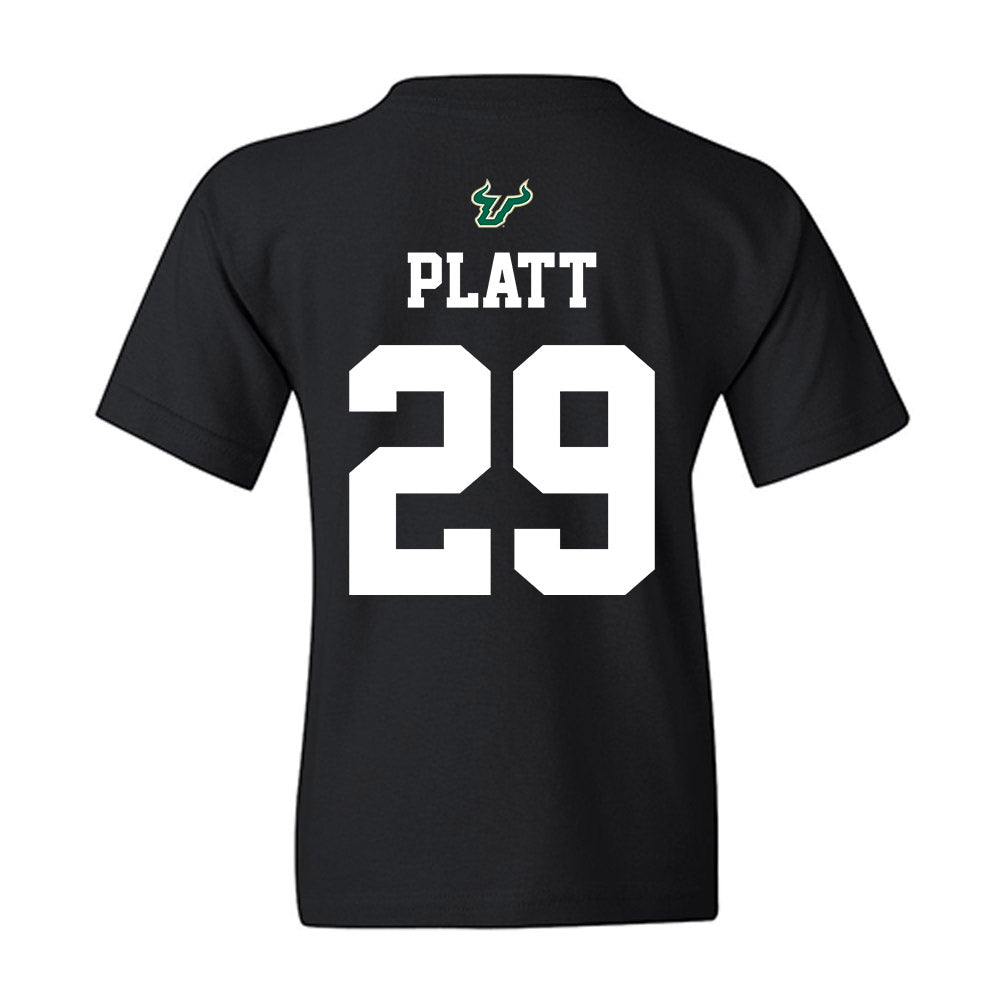 USF - NCAA Football : Deylen Platt - Back in Black Shersey Youth T-Shirt-1