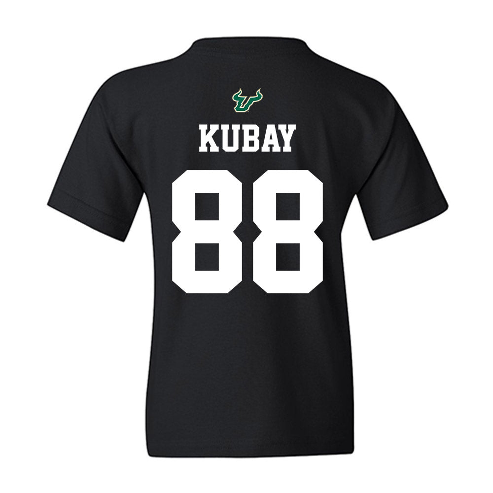 USF - NCAA Football : Brandon Kubay - Back in Black Shersey Youth T-Shirt-1