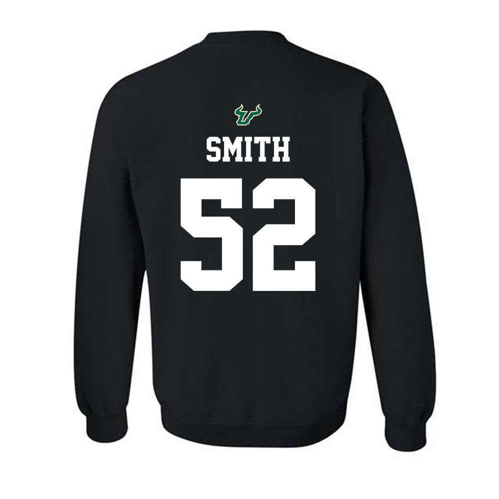 USF - NCAA Football : Christian Smith - Back in Black Shersey Crewneck Sweatshirt-1