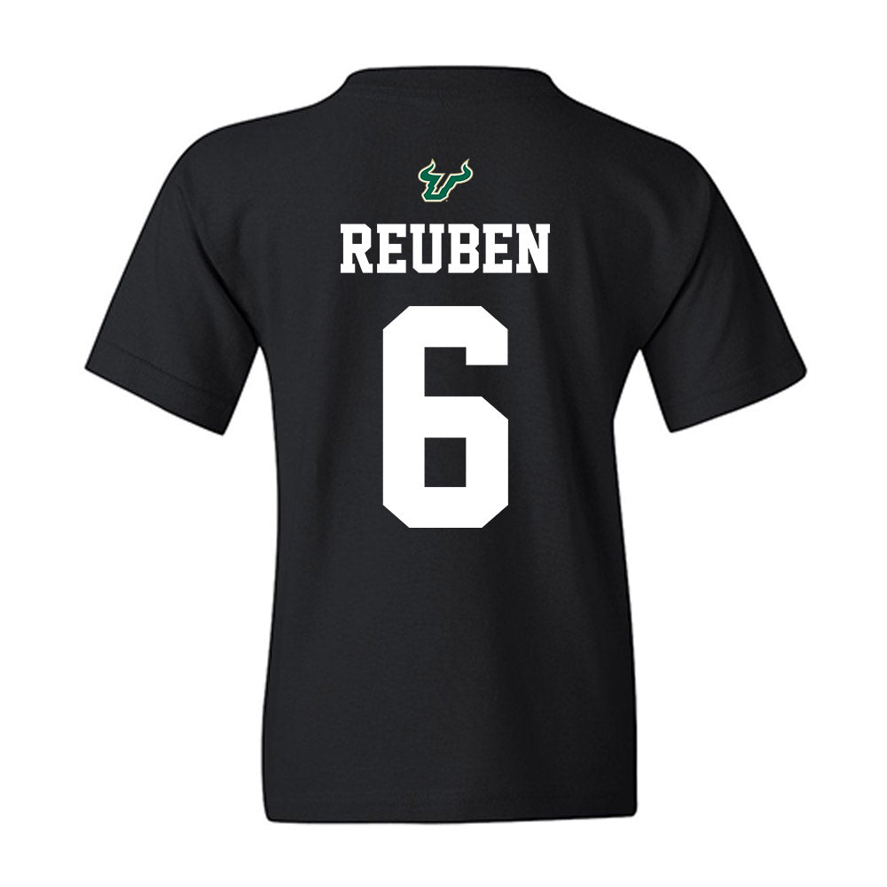 USF - NCAA Football : Mudia Reuben - Back in Black Shersey Youth T-Shirt-1
