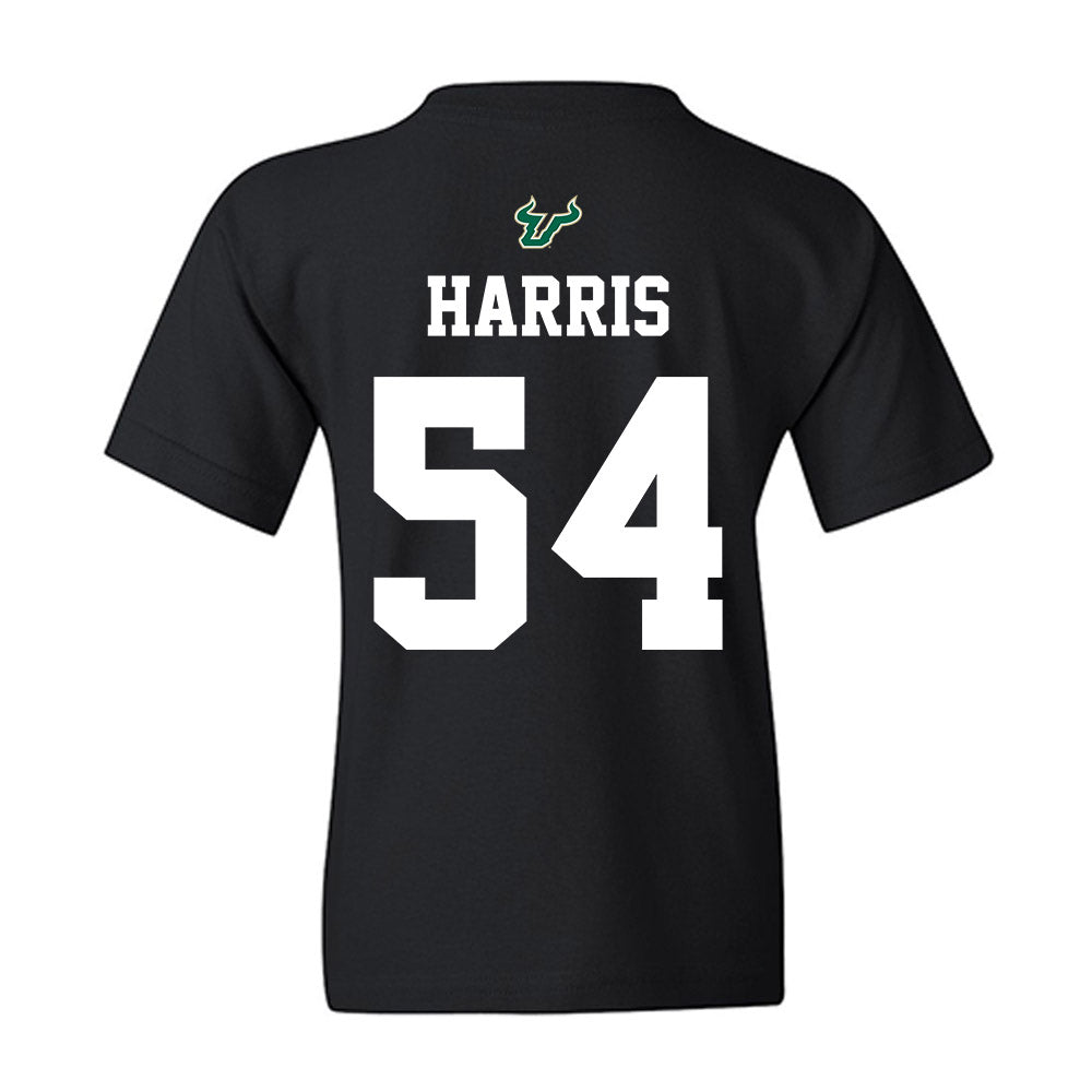 USF - NCAA Football : Caleb Harris - Back in Black Shersey Youth T-Shirt-1