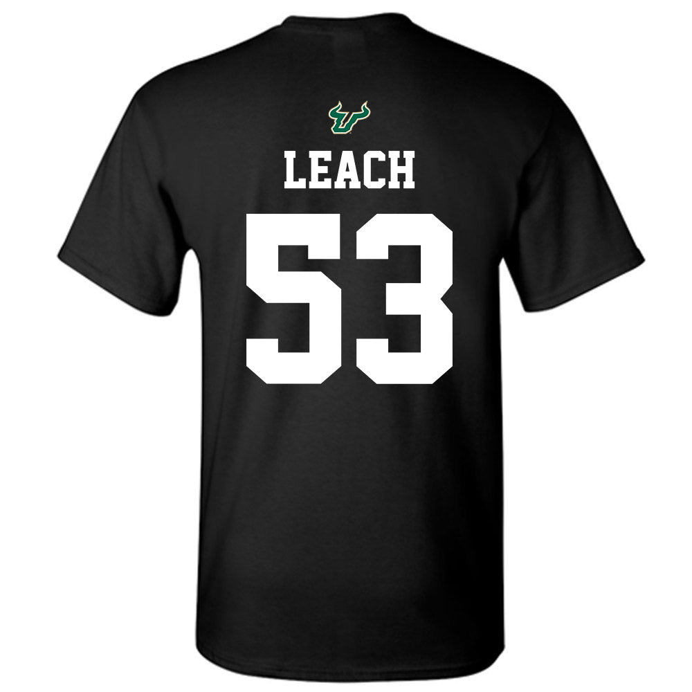 USF - NCAA Football : Gavin Leach - Back in Black Shersey T-Shirt-1