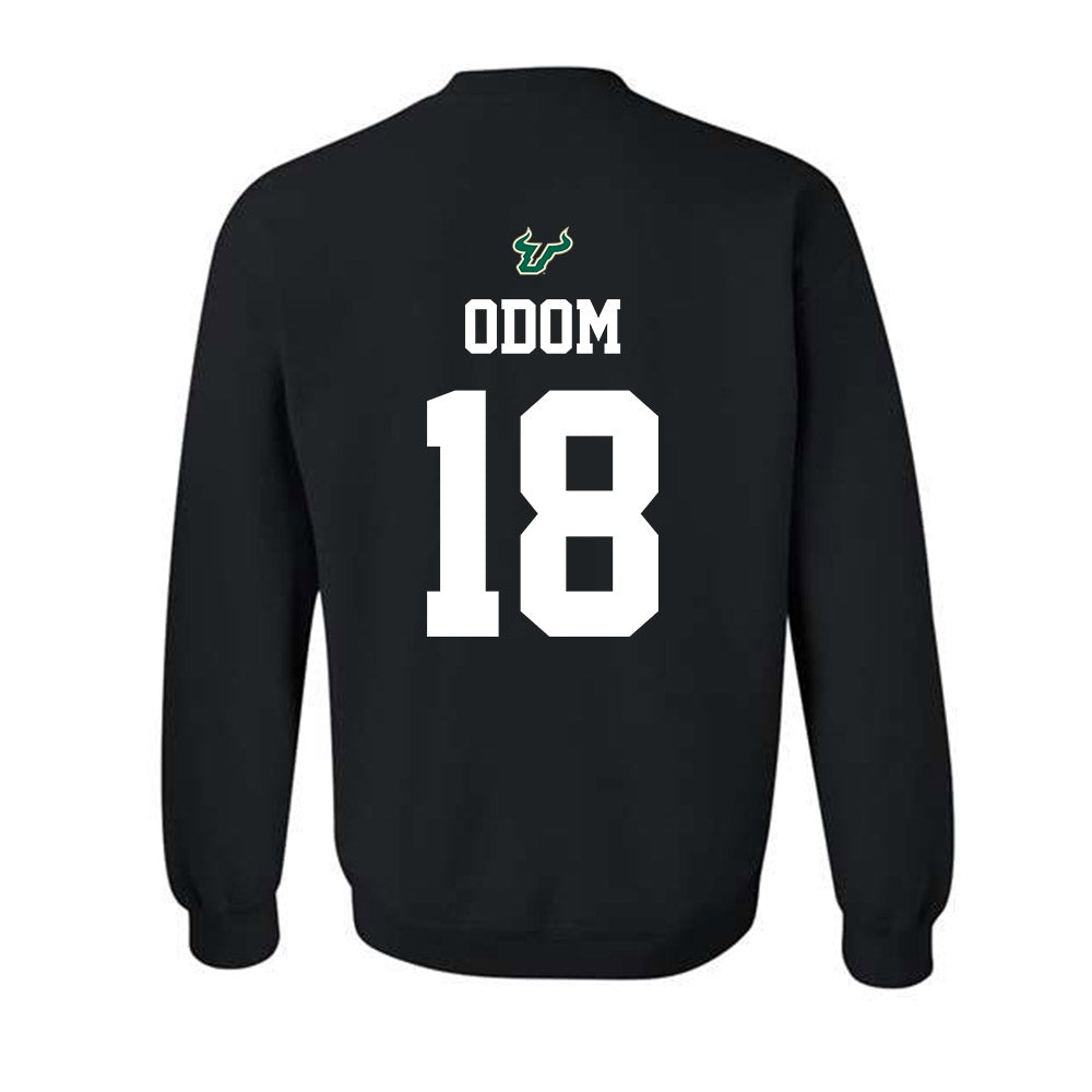 USF - NCAA Football : Kenneth Odom - Back in Black Shersey Crewneck Sweatshirt-1