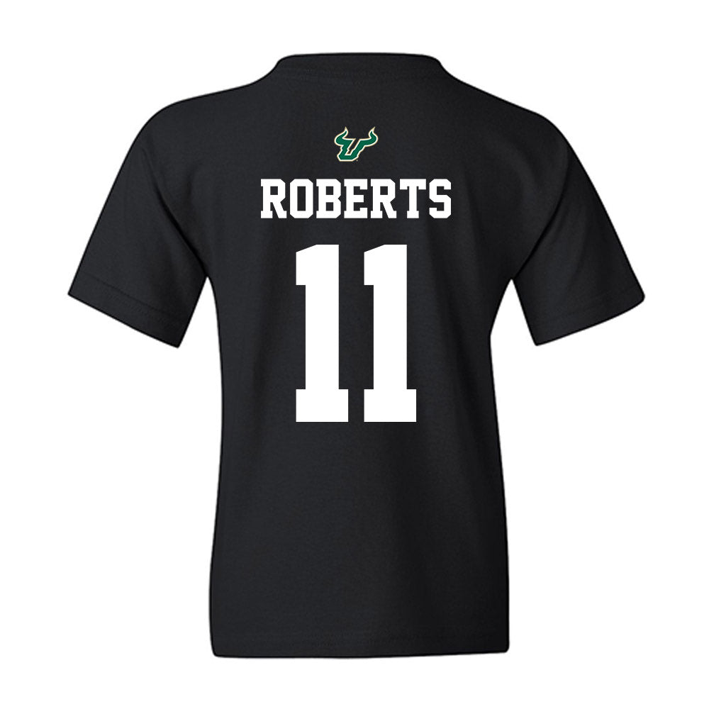 USF - NCAA Football : Dmari Roberts - Back in Black Shersey Youth T-Shirt-1