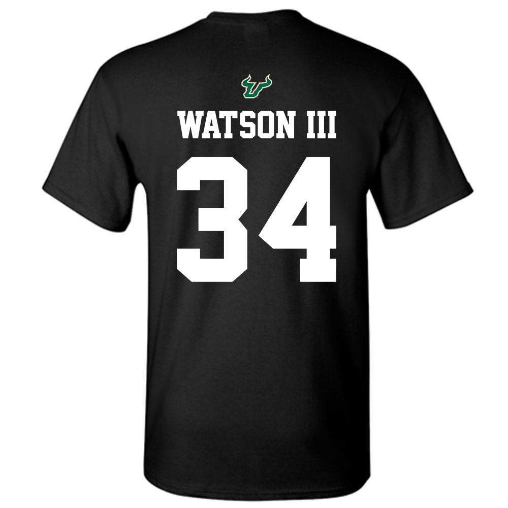 USF - NCAA Football : Rico Watson III - Back in Black Shersey T-Shirt-1