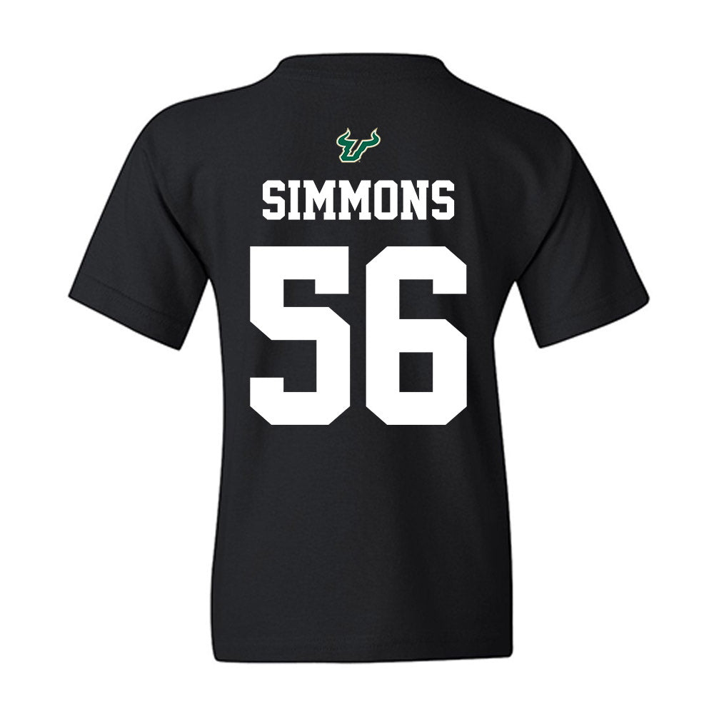 USF - NCAA Football : Terry Simmons - Back in Black Shersey Youth T-Shirt-1