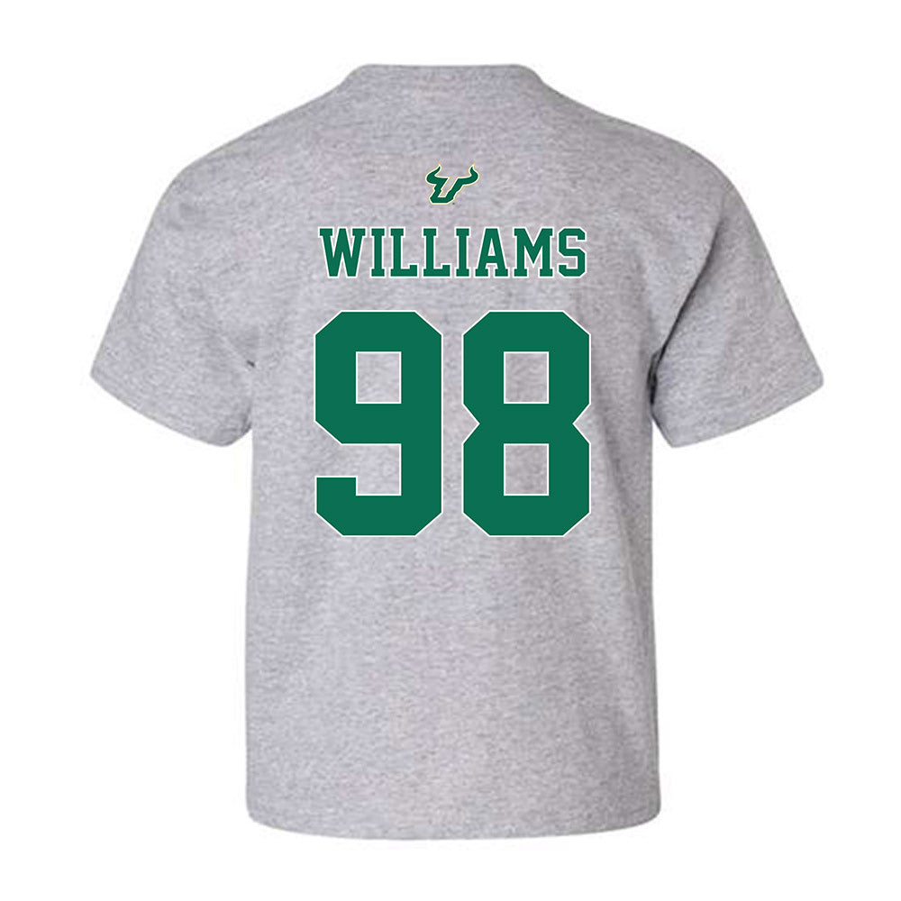 USF - NCAA Football : Marcus Williams - Bay Day Shersey Youth T-Shirt-1