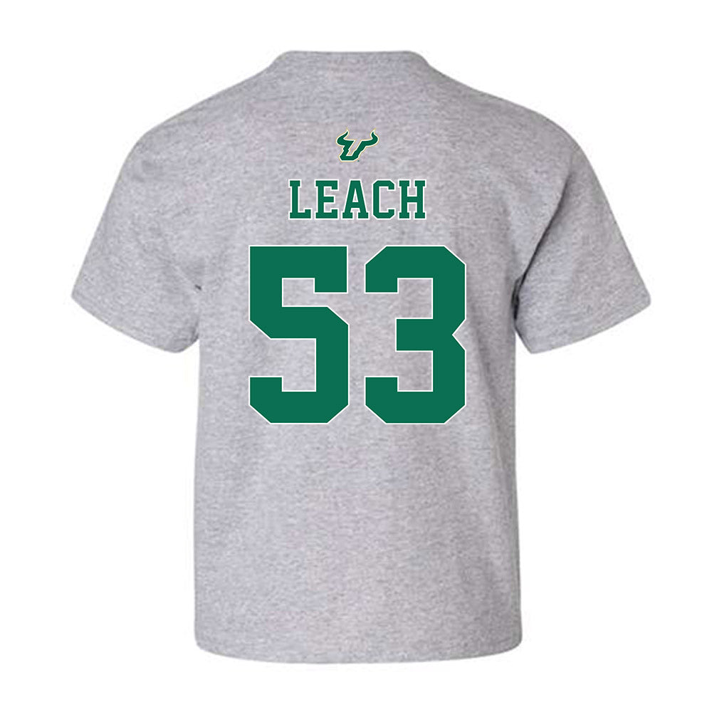 USF - NCAA Football : Gavin Leach - Bay Day Shersey Youth T-Shirt-1