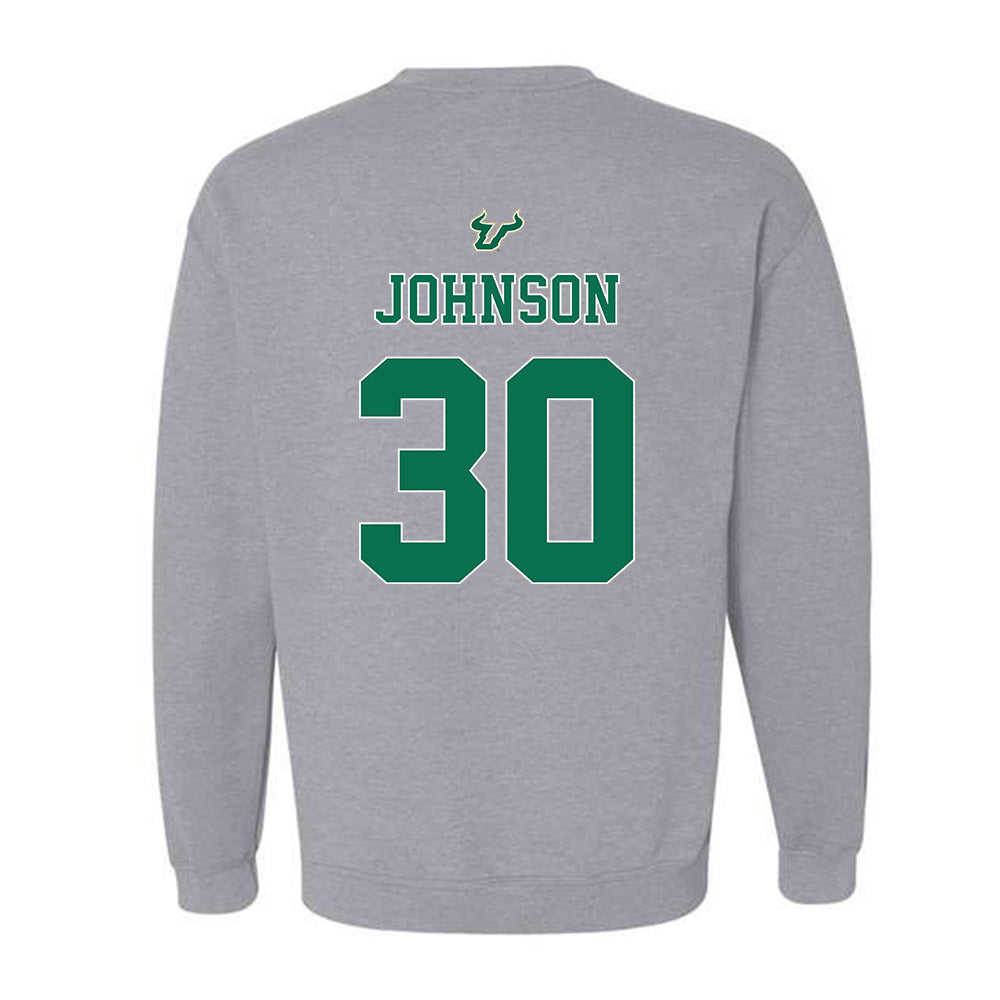 USF - NCAA Football : Jeremiah Johnson - Bay Day Shersey Crewneck Sweatshirt-1