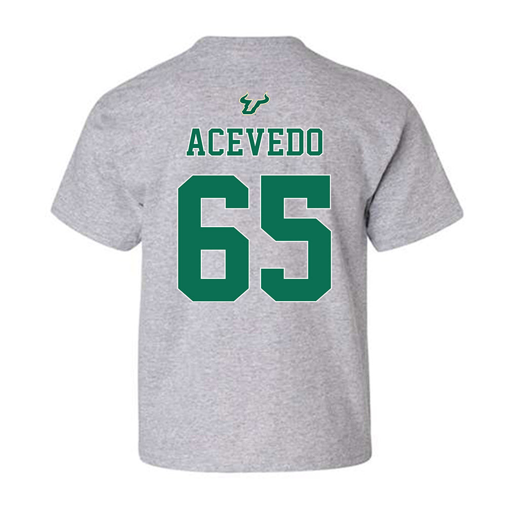 USF - NCAA Football : Jaylin Acevedo - Bay Day Shersey Youth T-Shirt-1