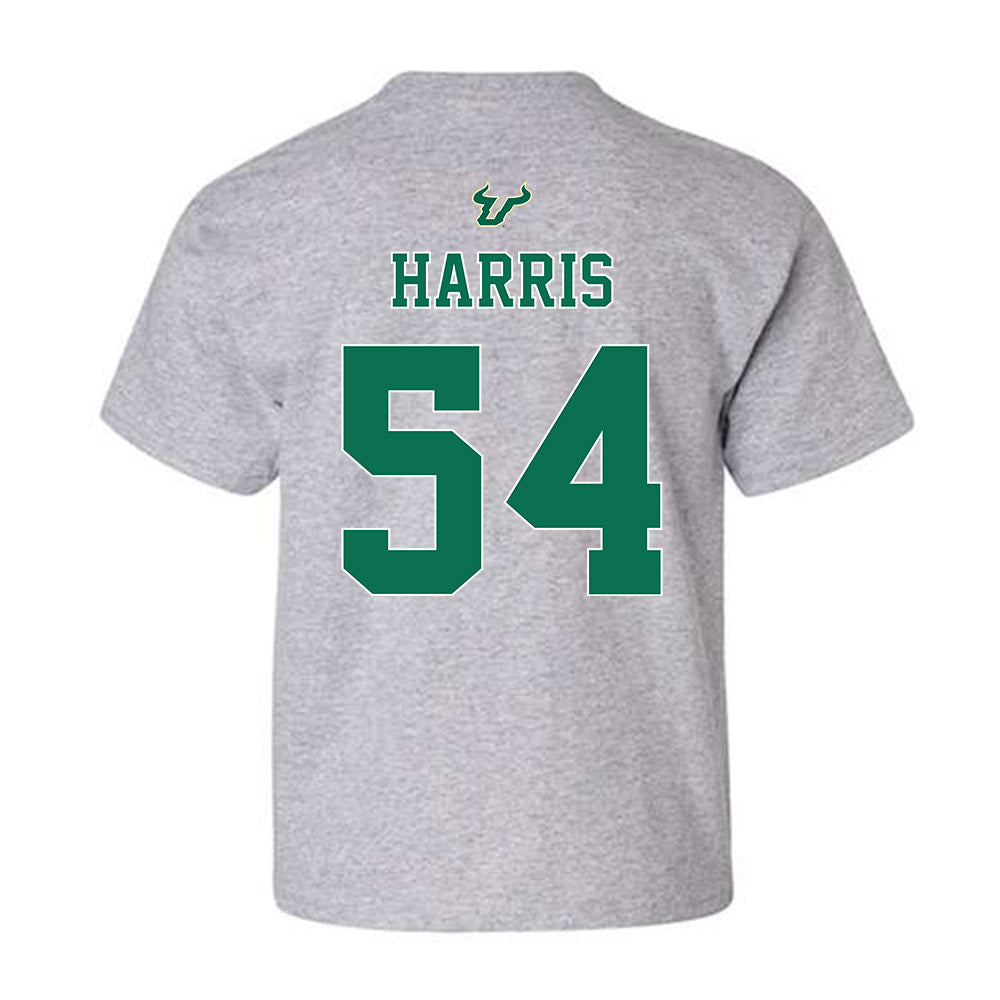 USF - NCAA Football : Caleb Harris - Bay Day Shersey Youth T-Shirt-1