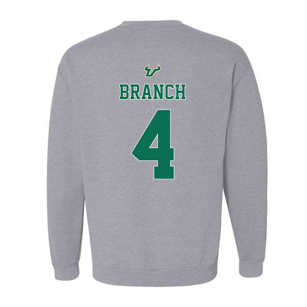 USF - NCAA Football : Arhmad Branch - Bay Day Shersey Crewneck Sweatshirt-1