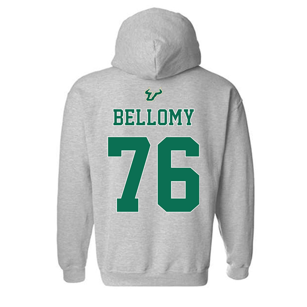 USF - NCAA Football : Colin Bellomy - Bay Day Shersey Hooded Sweatshirt-1