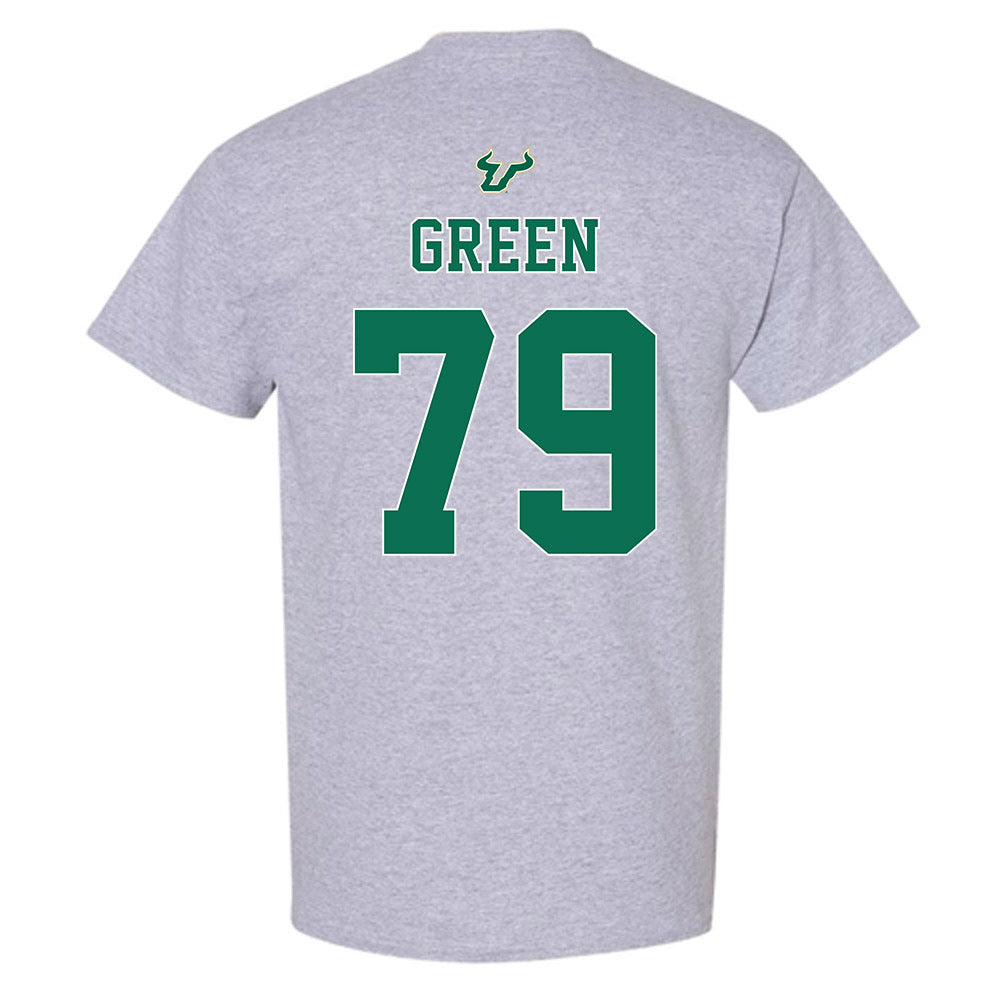 USF - NCAA Football : Ethan Green - Bay Day Shersey T-Shirt-1