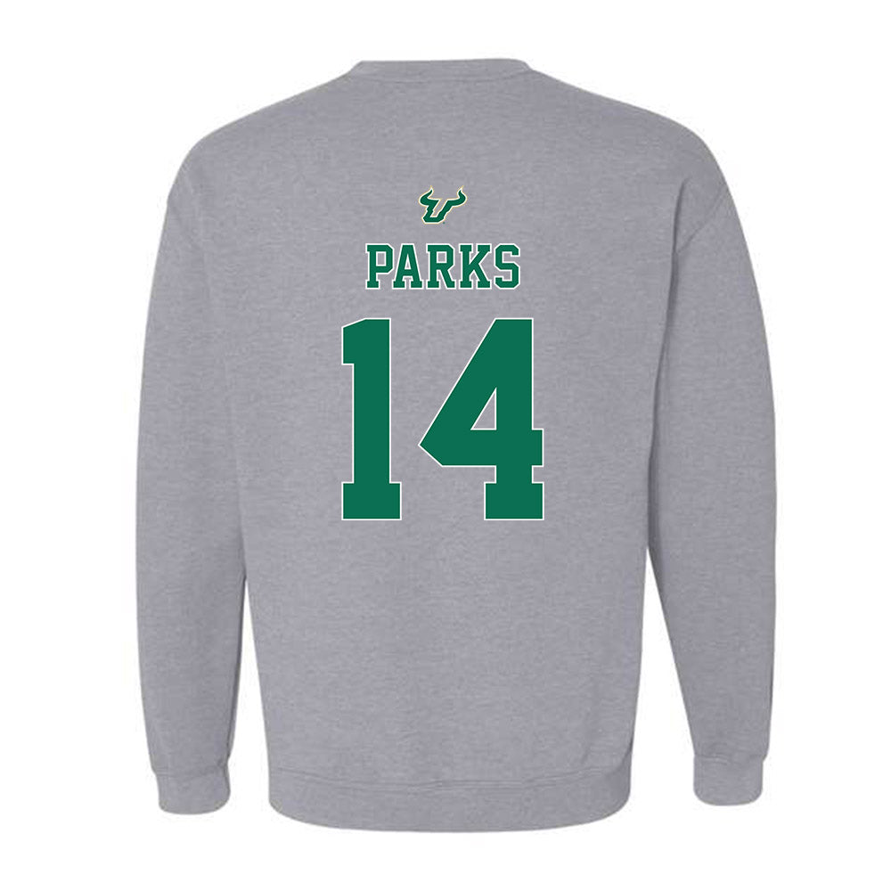 USF - NCAA Football : Arkese Parks - Bay Day Shersey Crewneck Sweatshirt-1