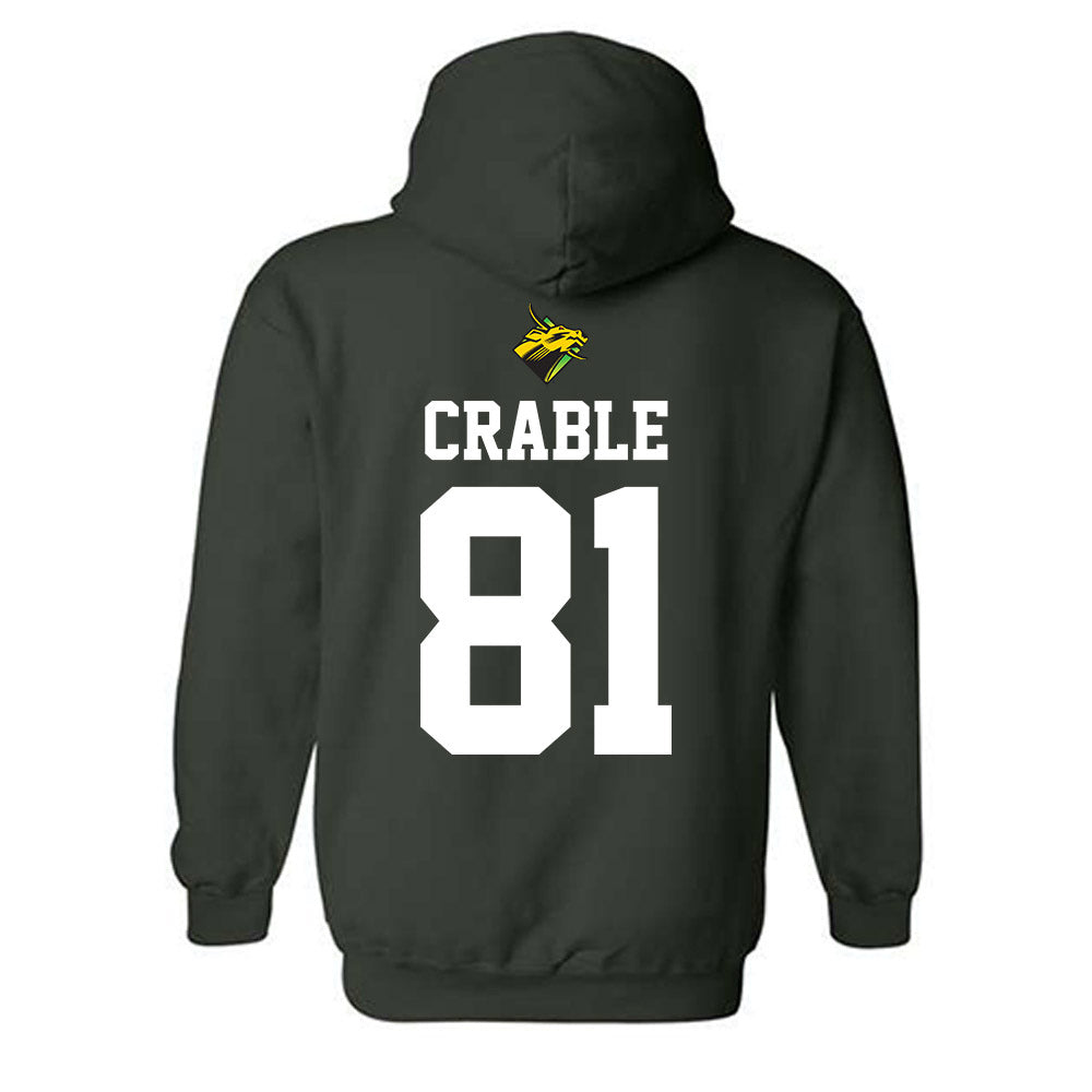 USF - NCAA Football : Tayte Crable - Flashback Friday Shersey Hooded Sweatshirt-1