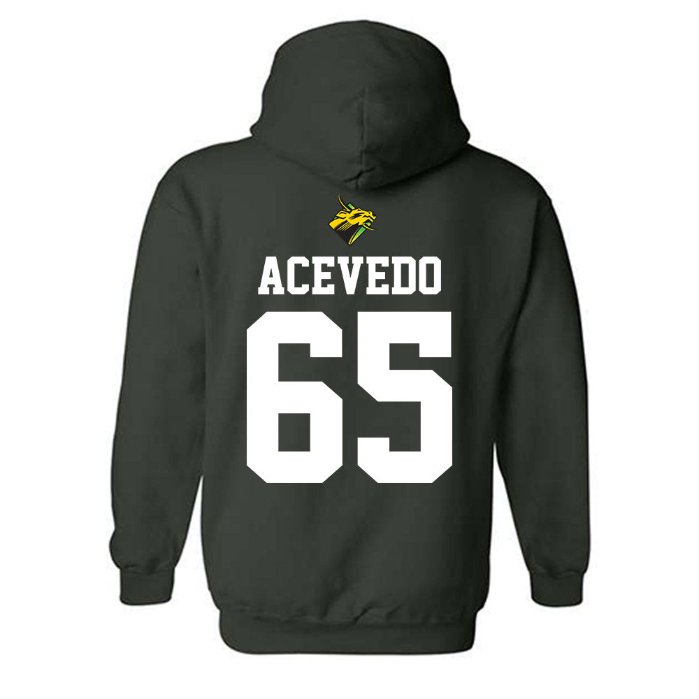 USF - NCAA Football : Jaylin Acevedo - Flashback Friday Shersey Hooded Sweatshirt-1