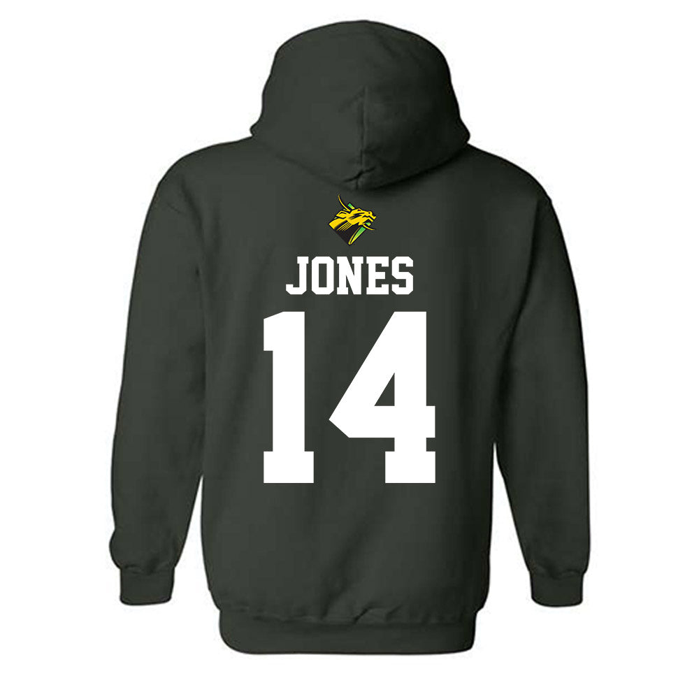 USF - NCAA Football : Eli Jones - Flashback Friday Shersey Hooded Sweatshirt-1