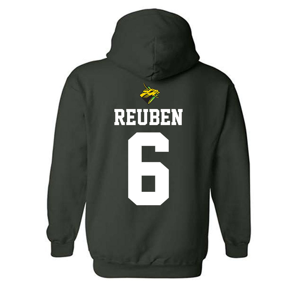 USF - NCAA Football : Mudia Reuben - Flashback Friday Shersey Hooded Sweatshirt-1
